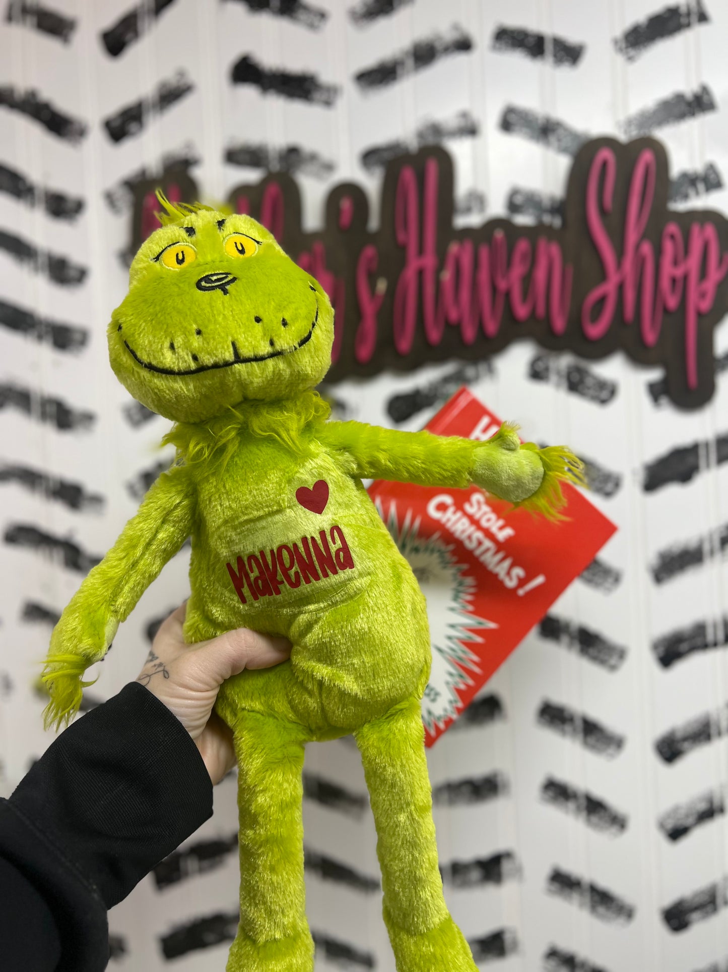 Plush with book