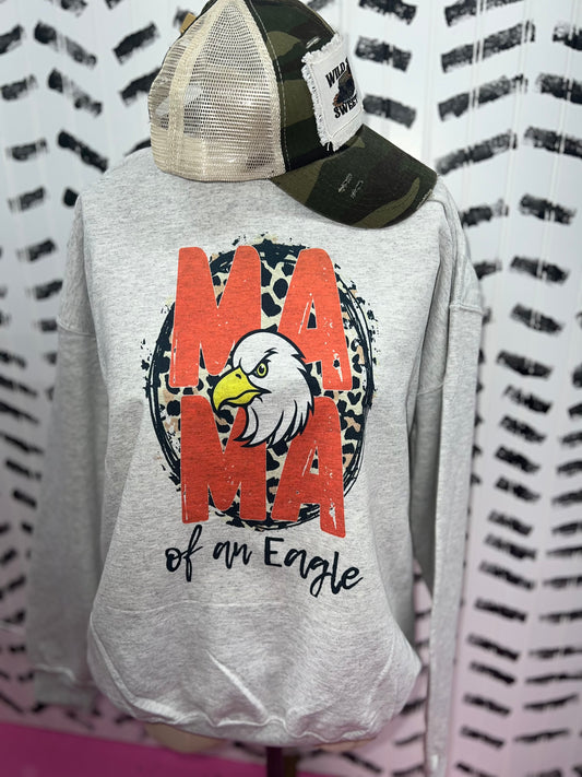 Mama of an eagle crewneck