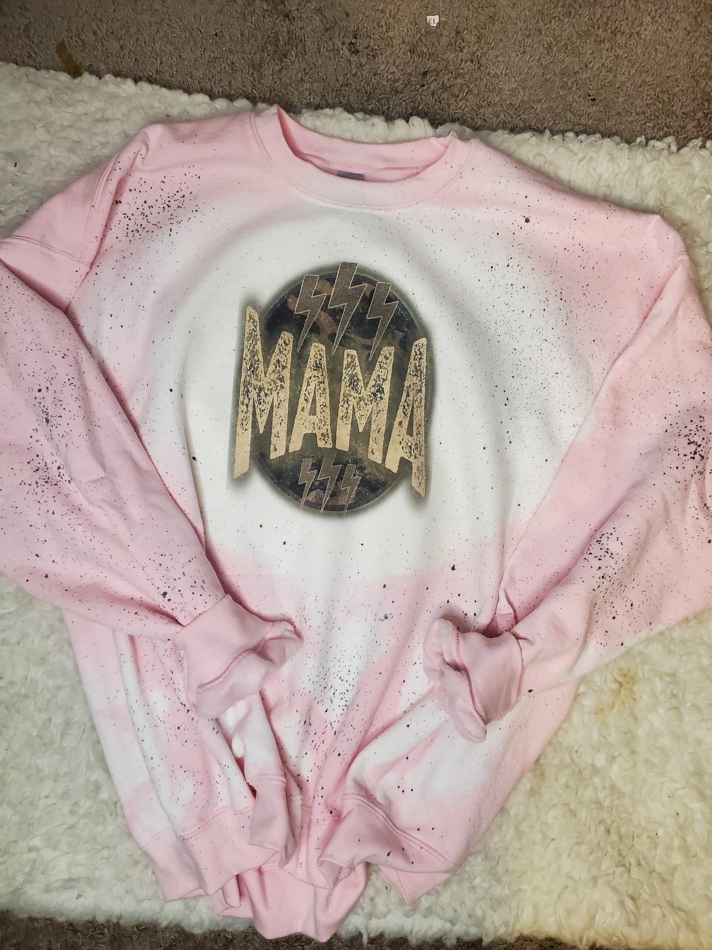 Mama crewneck pink