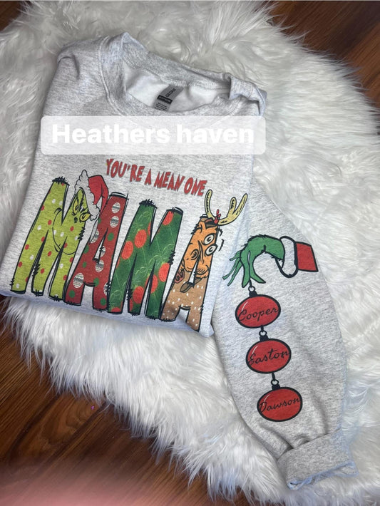 Custom Christmas crewneck