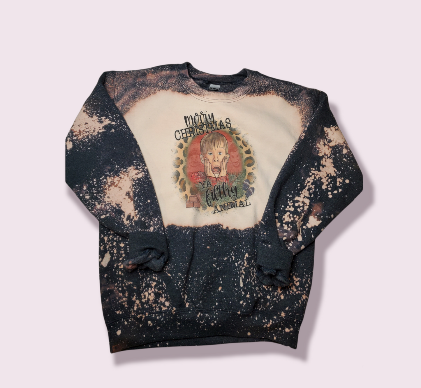 Merry leopard crewneck